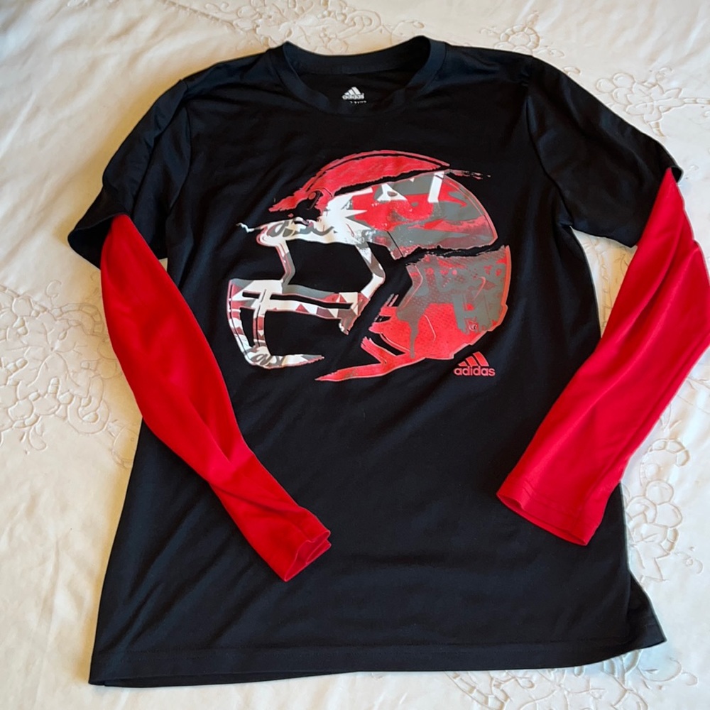 Adidas climalite long sleeve boys t-shirt.